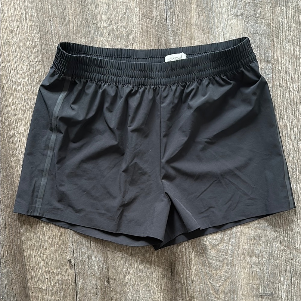 Outerknown Black Athletic Shorts Lightweight Breathable